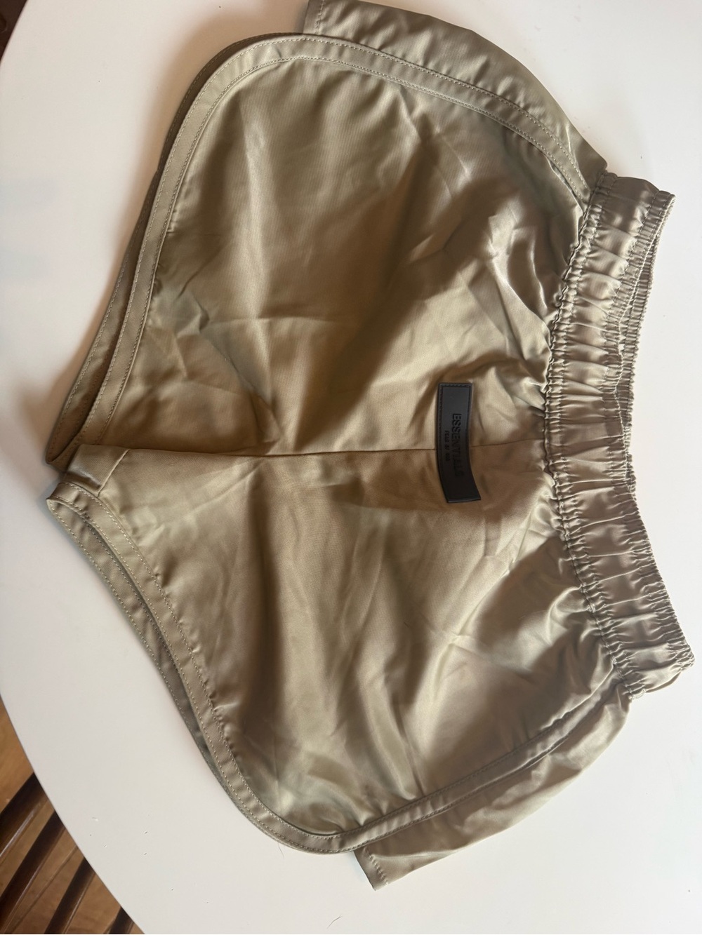 Essentials Women's Tan Athletic Shorts NWOT